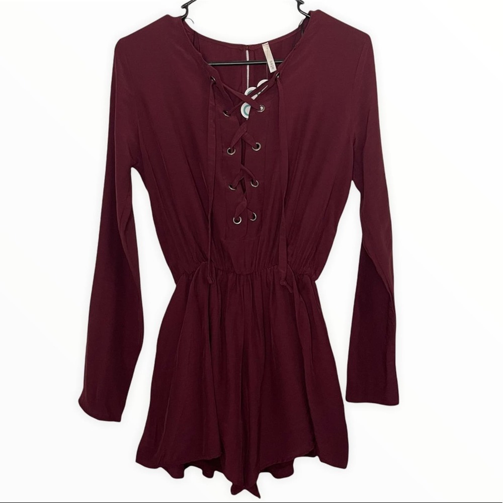 Sage Women’s Free Your Soul Mulberry Romper NWT S